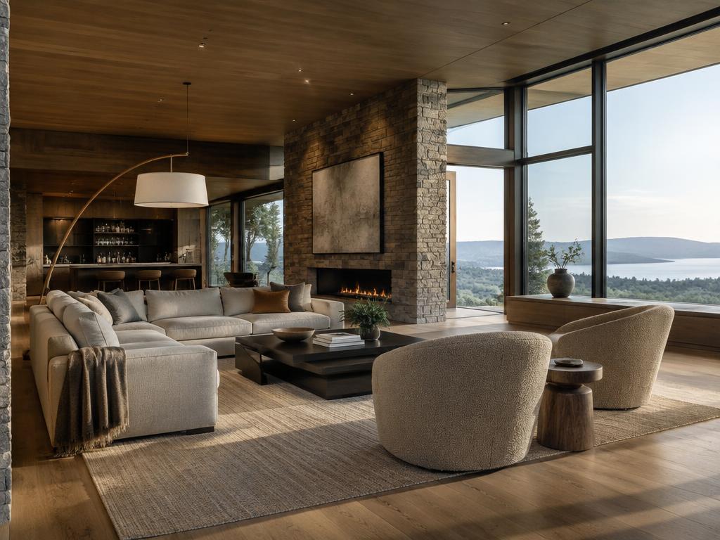 Premium modern interior living space